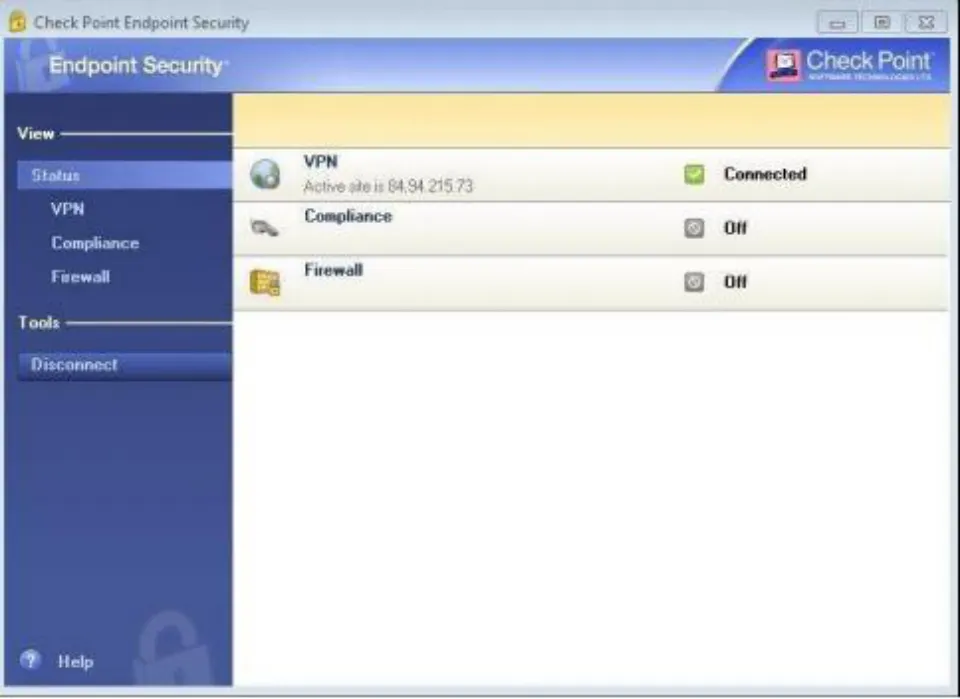 В панели задач кликните иконку VPN для просмотра