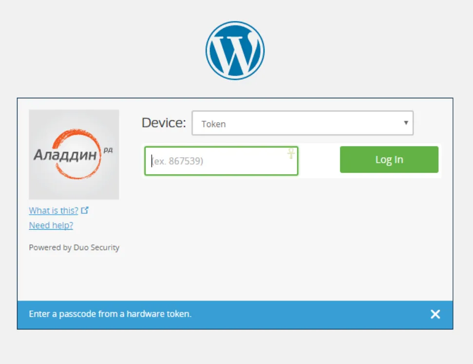 Log In