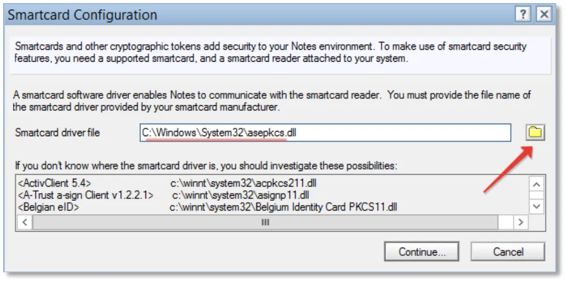 Smartcard Configuration