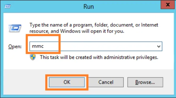 В отобразившемся окне выберите File (Файл) ->Add/RemoveSnap-in… (Добавить