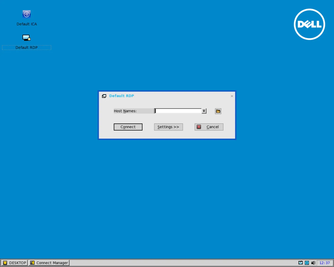 Default RDP
