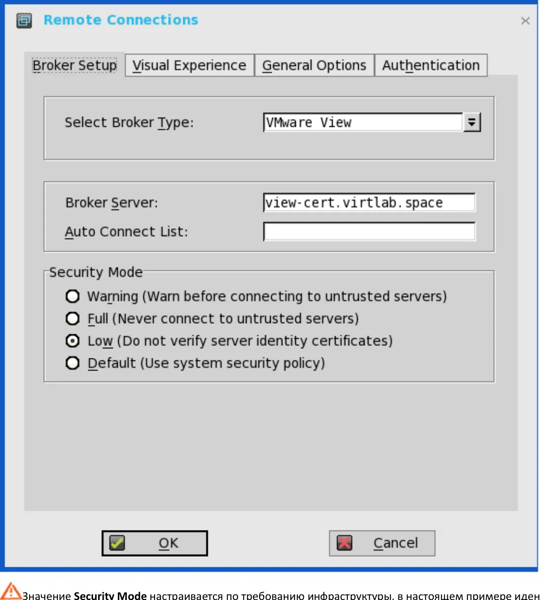 Security Mode