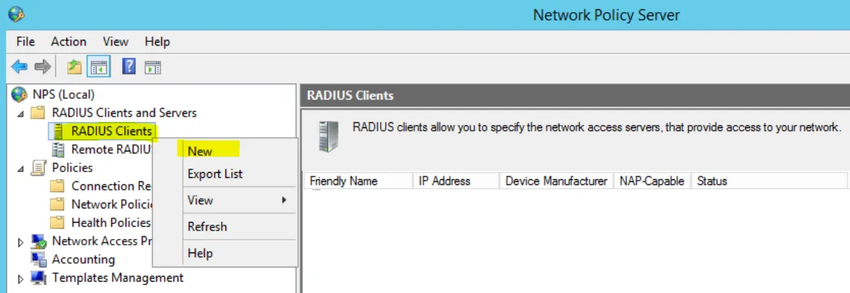 Network Policy Server
