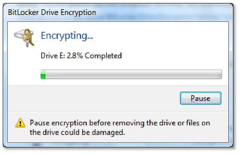 Диск с установленной защитой BitLocker будет отображаться в